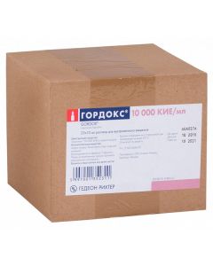 Buy cheap aprotinin | Gordoks ampoules 10000 KIE, 10 ml, 25 pcs. online www.buy-pharm.com