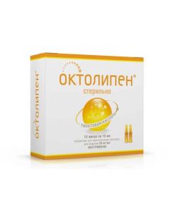 Buy cheap Tyoktovaya acid | Oktolipen concentrate for prigot.r-ra for infusions of 30 mg / ml of 10 ml of an ampoule of 10 pieces. online www.buy-pharm.com
