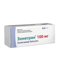 Buy cheap Zonysamyd | Zonegran capsules 100 mg, 56 pcs. online www.buy-pharm.com
