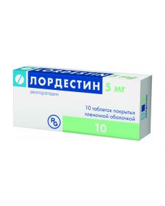Buy cheap Desloratadine | Lordestine tablets is covered.pl.ob. 5 mg 10 pcs. online www.buy-pharm.com