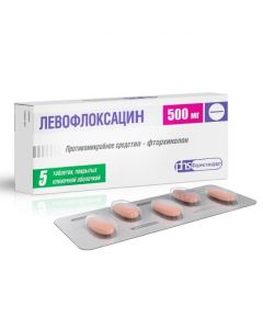 Buy cheap Levofloxacin | Levofloxacin tablets is covered.pl.ob. 500 mg 5 pcs. online www.buy-pharm.com