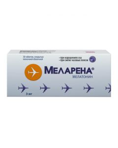 Buy cheap melatonin | Melarena tablets coated. 3 mg 30 pcs. online www.buy-pharm.com