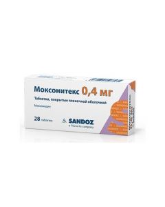 Buy cheap moxonidine | Moxonitex tablets coated.pl.ob. 400 mcg 28 pcs. online www.buy-pharm.com