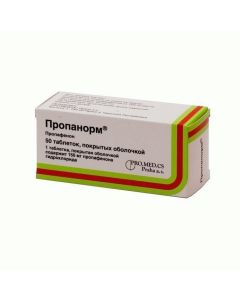 Buy cheap propafenone | Propanorm tablets 150 mg, 50 pcs. online www.buy-pharm.com