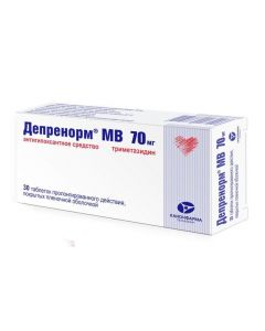 Buy cheap trimethazidine | Deprenorm MV tablets coated.pl.ob. prolong. 70 mg 30 pcs. online www.buy-pharm.com