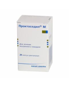 Buy cheap Ain, Butamben, hydrocortisone, Framytsetyn, eskulozyd | Proctosedil M rectal capsules, 20 pcs. online www.buy-pharm.com