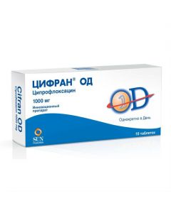 Buy cheap Ciprofloxacin | Tsifran OD tablets 1000 mg, 10 pcs. online www.buy-pharm.com