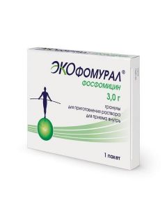 Buy cheap fosfomycin | Ecofomural granules for solution for oral administration 3 g sachets 1 pc. online www.buy-pharm.com