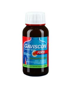 Buy cheap Sodium alhynat, Sodium bicarbonate, calcium carbonate | Gaviscon forte suspension mint, 150 ml online www.buy-pharm.com