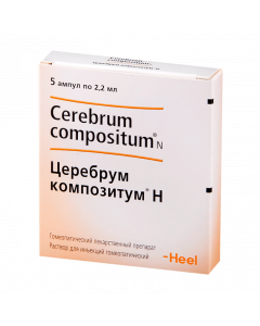 Buy cheap Homeopathic composition | Cerebrum compositum Hr for v / mys. and p / skin. enter 2.2 ml ampoules ind.up. 5 pieces. online www.buy-pharm.com