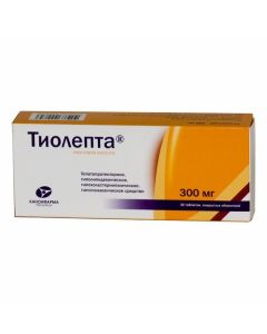 Buy cheap Tyoktovaya acid | Tialept tablets are covered.pl.ob. 300 mg 30 pcs. 30 pcs online www.buy-pharm.com