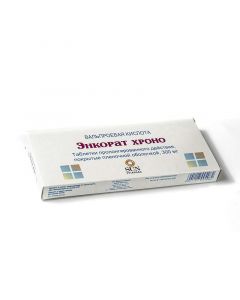 Buy cheap Valproevaya acid | Encorat tablets 300 mg, 100 pcs. online www.buy-pharm.com