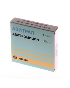 Buy cheap Azithromycin | Azitral capsules 250 mg, 6 pcs. online www.buy-pharm.com