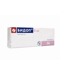 Buy cheap bisoprolol | Bidop tablets 5 mg, 56 pcs. online www.buy-pharm.com