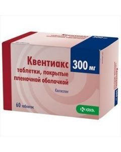 Buy cheap quetiapine | Quentiax tablets 300 mg, 60 pcs. online www.buy-pharm.com