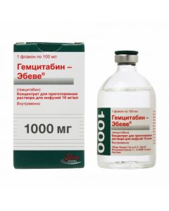 Buy cheap gemcitabine | Gemcitabine-Ebeve concentrate for solution for infusions 10 mg / ml 100 ml bottle 1 pc. online www.buy-pharm.com