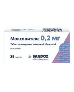 Buy cheap moxonidine | Moxonitex tablets coated.pl.ob. 200 mcg 28 pcs. online www.buy-pharm.com