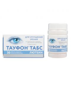Buy cheap Multivitamins, Other Preparations e | Taufon Taps Lutein tablets coated. 30 pcs online www.buy-pharm.com