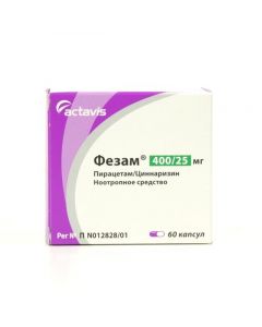 Buy cheap Piracetam, Cinnarizine | Phezam capsules 60 pcs. online www.buy-pharm.com