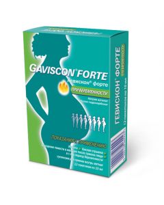 Buy cheap Sodium alhynat, Sodium bicarbonate, Calcium carbonate | Gaviscon Forte sachets 10 ml, 12 pcs. for pregnant women online www.buy-pharm.com