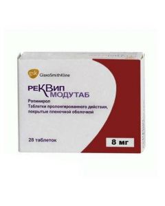 Buy cheap Ropynerol | Recip Mododab tablets 8 mg, 28 pcs. online www.buy-pharm.com