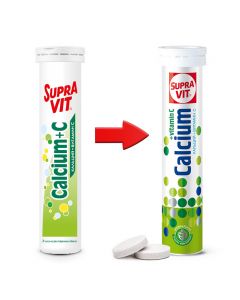 Buy cheap ascorbic acid, calcium carbonate | Supra Vit Calcium + Vitamin C effervescent tablets 20 pcs. online www.buy-pharm.com