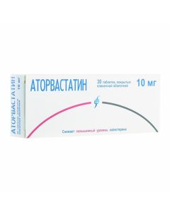 Buy cheap Atorvastatin | atorvastatin tablets coated 10 mg film 30 pcs. pack online www.buy-pharm.com