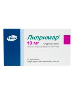 Buy cheap Atorvastatin | Liprimar tablets 10 mg, 30 pcs. online www.buy-pharm.com