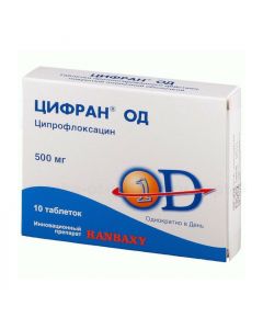 Buy cheap Ciprofloxacin | Tsifran OD tablets 500 mg, 10 pcs. online www.buy-pharm.com