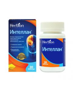 Buy cheap drug of plant origin | Intellan capsules, 20 pcs. online www.buy-pharm.com