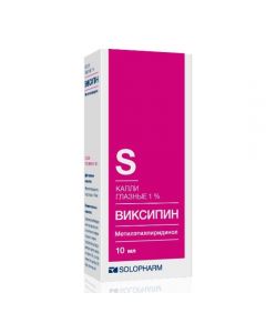 Buy cheap Metyletylpyrydynol | Vixipine eye drops 1% 10 ml bottle 1 pc. online www.buy-pharm.com