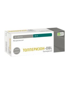 Buy cheap Tolperisone | Tolperisone-OBL tablets coated. 50 mg 30 pcs. online www.buy-pharm.com