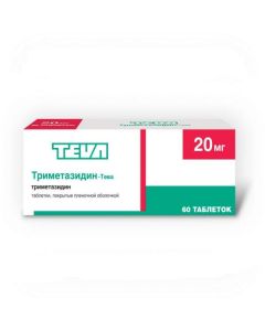Buy cheap Trimetazidine | Trimetazidine-Teva tablets are coated.pl.ob. 20 mg 60 pcs. online www.buy-pharm.com