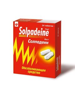Buy cheap caffeine, paracetamol | Solpadein Fast tablets 24 pcs. online www.buy-pharm.com
