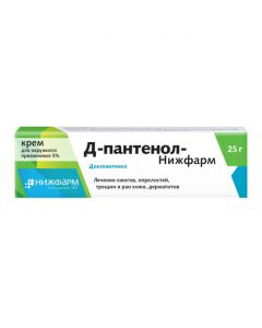 Buy cheap Dexpanthenol | D-Panthenol-Nizhpharm cream for external use 5% 25 g online www.buy-pharm.com