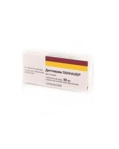 Buy cheap diltiazem | Diltiazem Lannacher tablets coated. prolong. 90 mg 20 pcs. online www.buy-pharm.com