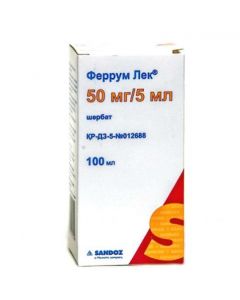 Buy cheap iron III hydroxide polymaltozat | Ferrum Lek syrup 50 mg / 5 ml, 100 ml online www.buy-pharm.com