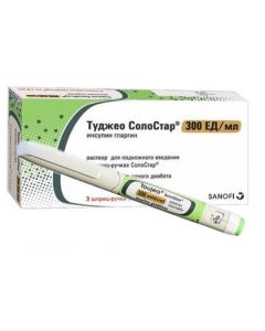Buy cheap insulin glargine | Tujeo SoloStar rr for p / kozh. enter 300ED / ml 1,5ml syringe pen 3 pcs. online www.buy-pharm.com