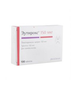 Buy cheap Levothyroxine sodium | Eutiroks tablets 150 mcg, 100 pcs. online www.buy-pharm.com