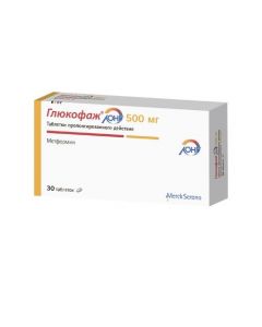 Buy cheap Metformin | Glucophage Long tablets 500 mg 30 pcs. online www.buy-pharm.com