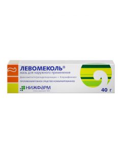 Buy cheap Metylsalytsylat, Levomentol, Chloramphenicol | Levomekol ointment, 40 g online www.buy-pharm.com