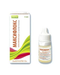 Buy cheap Moxifloxacin | Maxiflox Eye Drops 5 mg / ml 5 ml online www.buy-pharm.com