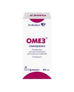 Buy cheap Omeprazole | Omez lyophilisate for solution for infusion 40 mg bottle online www.buy-pharm.com