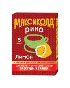 Buy cheap Paracetamol, phenylephrine, Fenyramyn, ascorbic acid | Maxikold Rino sachets, with lemon flavor, 5 pc. online www.buy-pharm.com