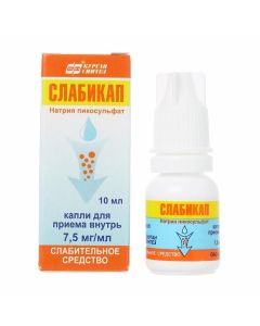 Buy cheap Sodium pikosulfat | Slabikap drops for oral administration 7.5 mg / ml, 10 ml online www.buy-pharm.com