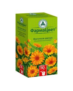 Buy cheap Calendula medicine. flowers | Calendula (Marigold) flowers pack, 50 g online www.buy-pharm.com