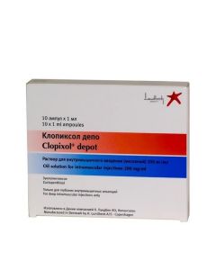Buy cheap Zuklopentyksol | Clopixol depot solution for in / mouse. enter oil 200 mg / ml 1 ml ampoules 10 pcs. online www.buy-pharm.com