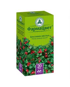 Buy cheap Cranberries leaves | Lingonberries leaves filter packs 1.5 g, 1.5 g packs, 20 g. online www.buy-pharm.com
