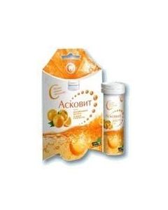 Buy cheap Askorbynovaya kyslota | Ascovite effervescent tablets, orange 1 g, 10 pcs. online www.buy-pharm.com