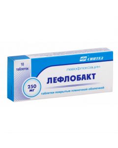 Buy cheap Levofloxacin | Leflobakt tablets 250 mg, 10 pcs. online www.buy-pharm.com